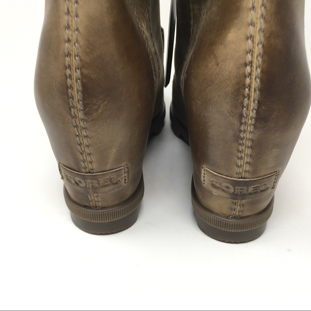 Sorel Joan Of Arctic Wedge II Boots, Ash Brown - Picture 10 of 15